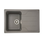 Гранітна мийка для кухні VALESO VERONA 7850 матова Сірий мусон