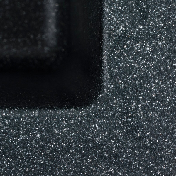 Гранітна мийка для кухні VALESO RUBA 4040 матова Антрацит