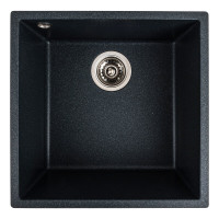 Гранитная мойка для кухни VALESO RUBA 4040 матовая Антрацит