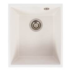 Гранитная мойка для кухни VALESO ROXY 3744 матовая Белоснежная