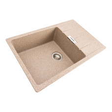 Гранитная мойка для кухни VALESO 7850 ROMA матовая (карамель)
