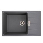 Гранітна мийка для кухні VALESO ROMA 7850 матова Сірий мусон