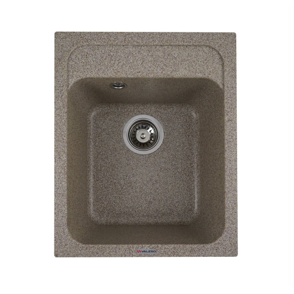 Гранітна мийка для кухні VALESO 4050 KORRADO матова Карамель