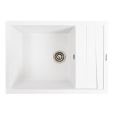 Кухонна мийка гранітна матова 7050 CASCADA VALESO білосніжний