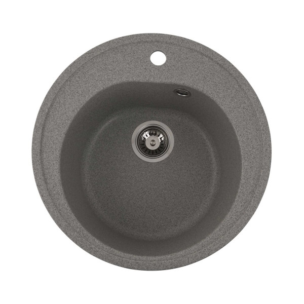 Гранітна мийка для кухні VALESO LUNA 510 матова Сіра