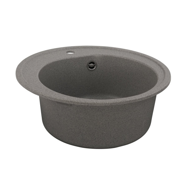 Гранітна мийка для кухні VALESO LUNA 510 матова Сіра