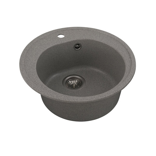 Гранітна мийка для кухні VALESO LUNA 510 матова Сіра