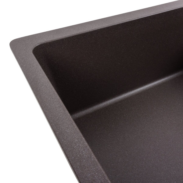 Гранітна мийка для кухні VALESO 7850 ROMA матовий Гренадін