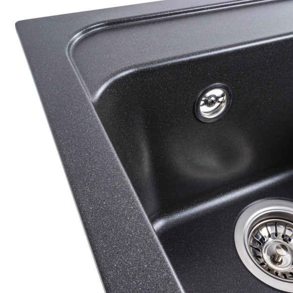 Гранітна мийка для кухні VALESO 4050 KORRADO матовий Моріон