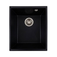 Гранитная мойка для кухни VALESO ROXY 3744 матовая Черная