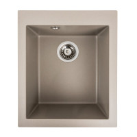 Гранітна мийка для кухні VALESO 4150 SOKIL матовий Титан