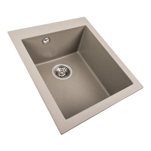 Гранітна мийка для кухні VALESO 4150 SOKIL матовий Титан