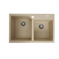 Гранітна мийка для кухні VALESO HARMONY 7850 матова Сафарі