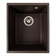 Гранітна мийка для кухні VALESO ROXY 3744 матова Темна скеля