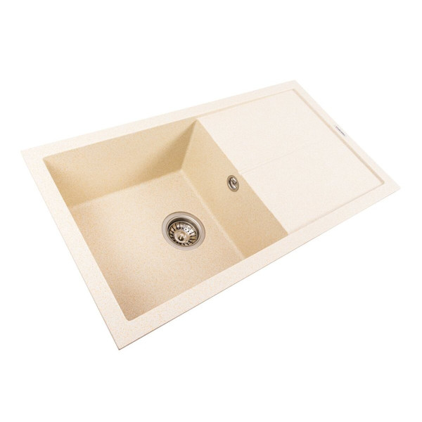 Гранітна мийка для кухні VALESO SOLID 7843 матова Пісок