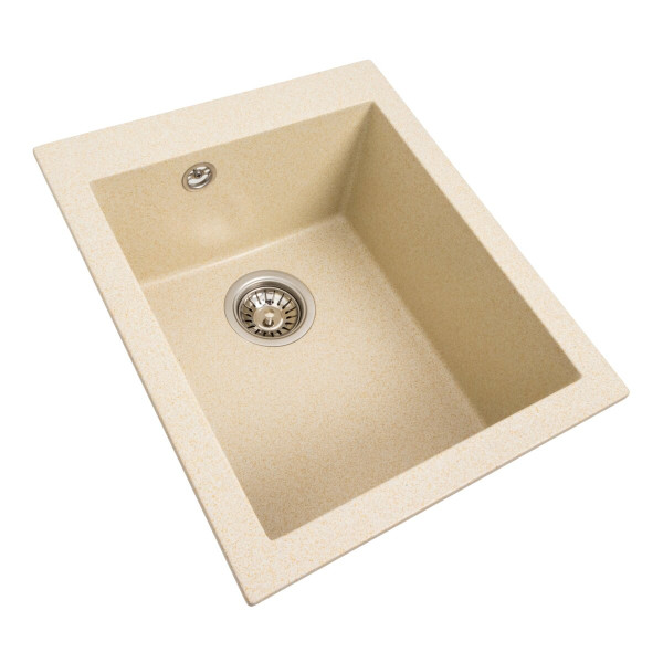 Гранітна мийка для кухні VALESO SOKIL 4150 матова Пісок
