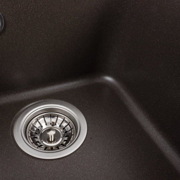 Гранітна мийка для кухні VALESO KORRADO 4050 матова Темна скеля
