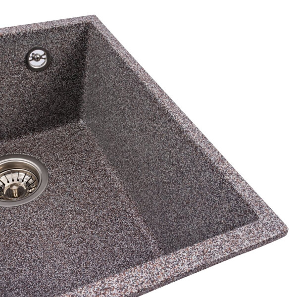Гранітна мийка для кухні VALESO ROXY 3744 матова Мікс