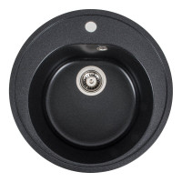 Гранітна мийка для кухні VALESO LUNA 510 матова Карбон