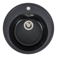 Гранитная мойка для кухни VALESO LUNA 510 матовая Карбон