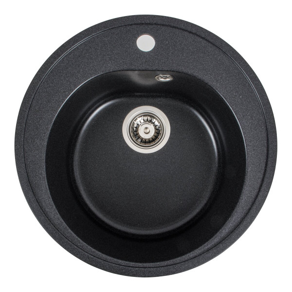 Гранітна мийка для кухні VALESO LUNA 510 матова Карбон