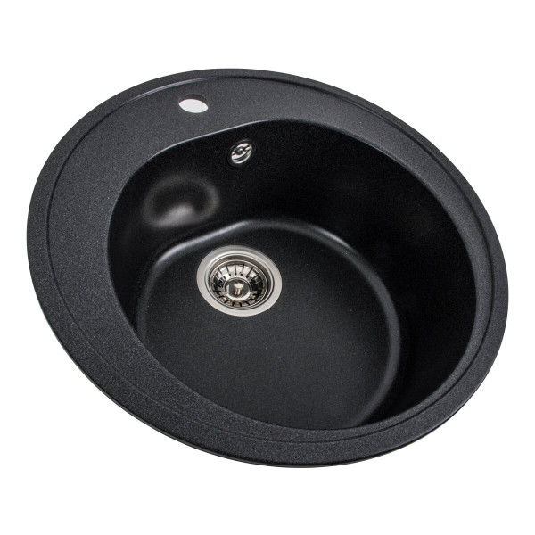 Гранітна мийка для кухні VALESO LUNA 510 матова Карбон