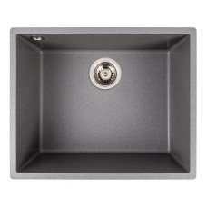 Гранитная мойка для кухни VALESO OASIS 5444 матовая Серый муссон