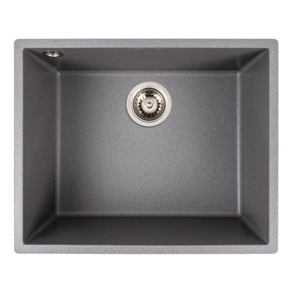 Гранітна мийка для кухні VALESO OASIS 5444 матова Сірий мусон