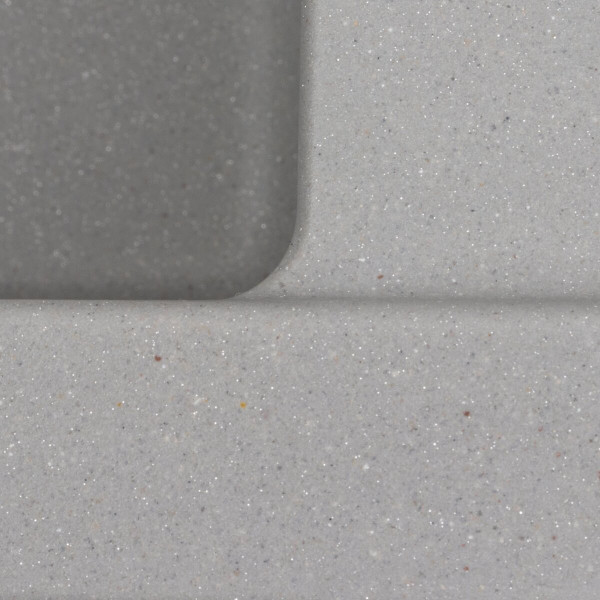 Гранітна мийка для кухні VALESO INTENSO 6550 матова Сірий металік