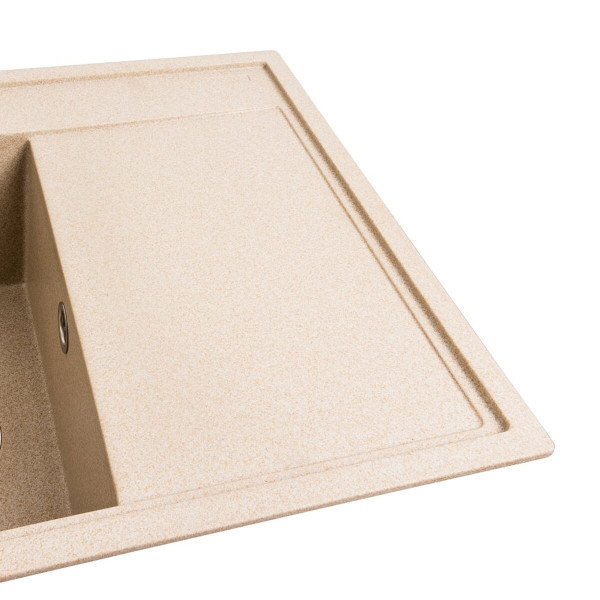 Гранітна мийка для кухні VALESO AZURIT 7950 матова Сафарі