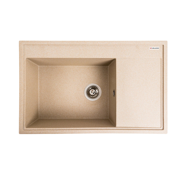Гранітна мийка для кухні VALESO AZURIT 7950 матова Сафарі