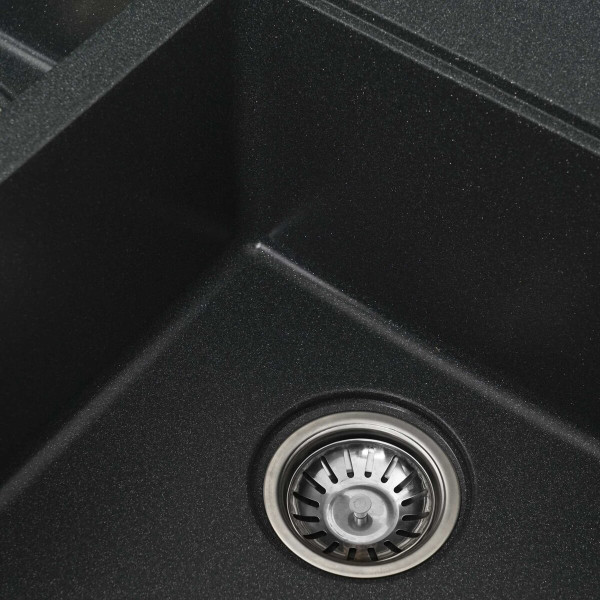 Гранітна мийка для кухні VALESO HARMONY 7850 матова Антрацит