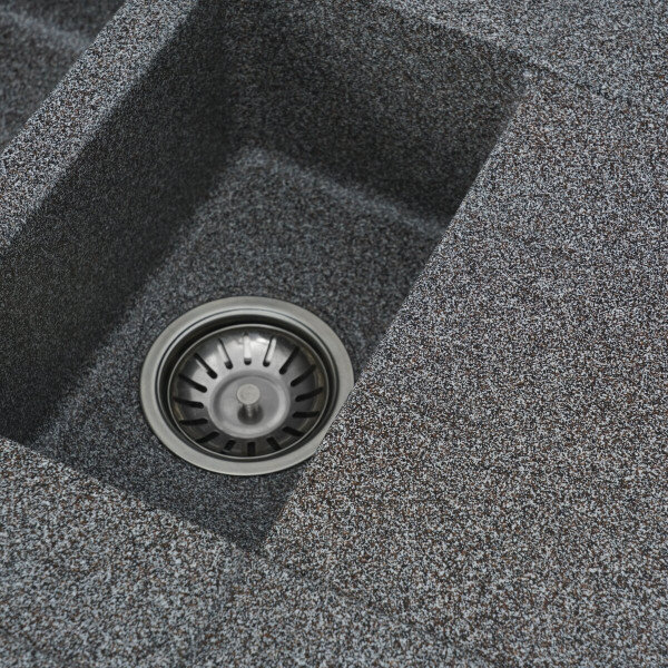 Гранітна мийка для кухні VALESO 7850W TOSKANA матова Мікс