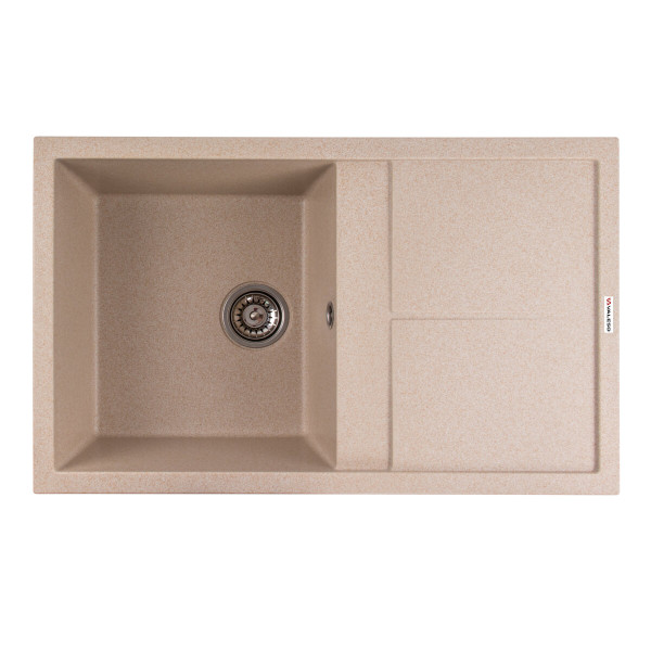 Гранітна мийка для кухні VALESO SELENA 7950 матова Сафарі
