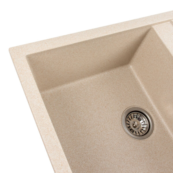 Гранітна мийка для кухні VALESO SELENA 7950 матова Сафарі