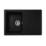 Гранітна мийка для кухні VALESO VERONA 7850 матова Чорна