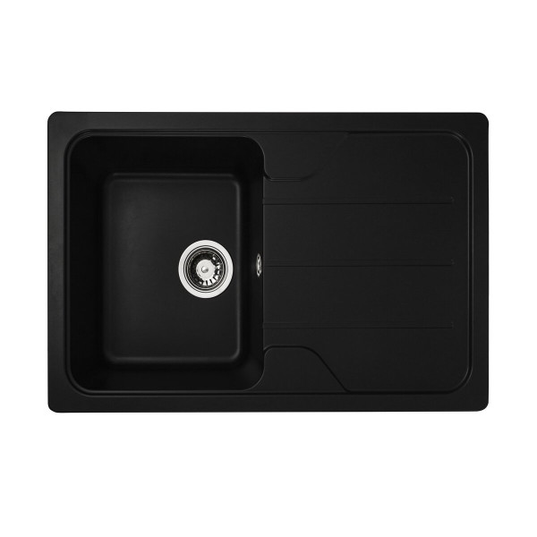 Гранитная мойка для кухни VALESO VERONA 7850 матовая Черная
