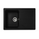 Гранитная мойка для кухни VALESO VERONA 7850 матовая Черная