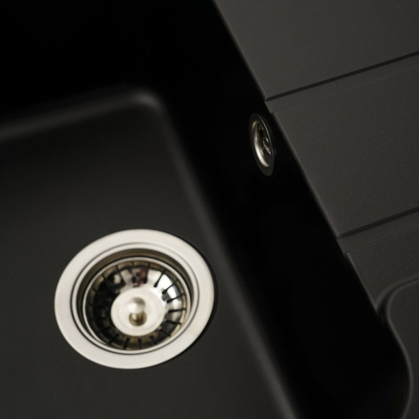 Гранитная мойка для кухни VALESO VERONA 7850 матовая Черная