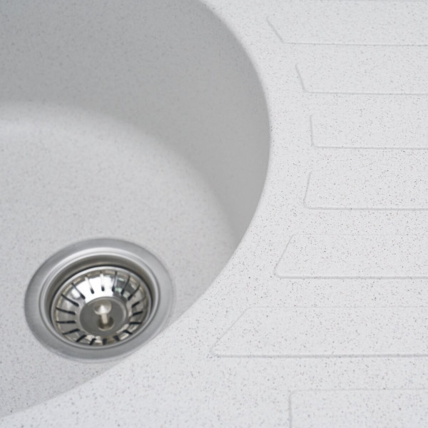 Гранітна мийка для кухні VALESO LIRA 7750 матова Топаз