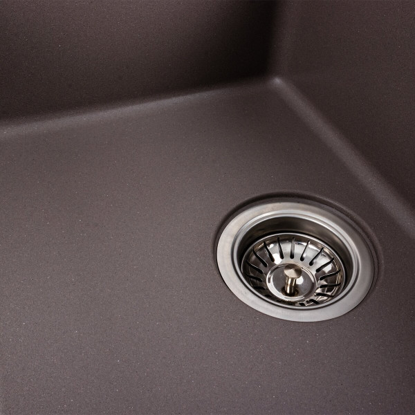 Гранітна мийка для кухні VALESO ZIRKONE 6250 матова Дюна