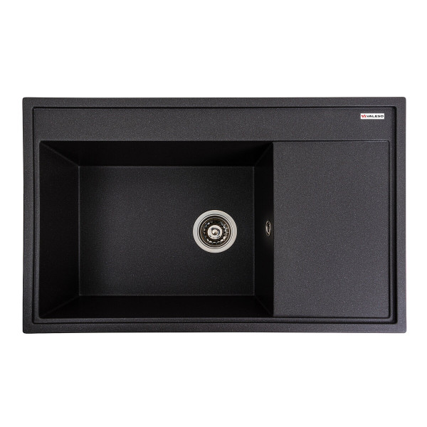 Гранітна мийка для кухні VALESO 7950 AZURIT матовий Моріон