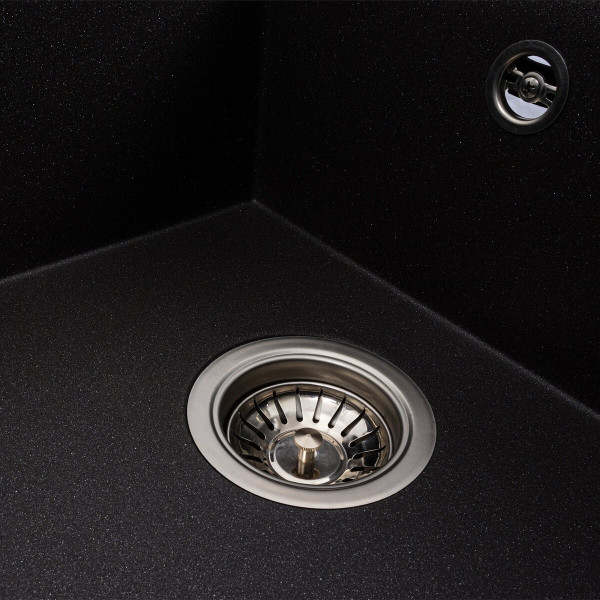 Гранітна мийка для кухні VALESO 7950 AZURIT матовий Моріон