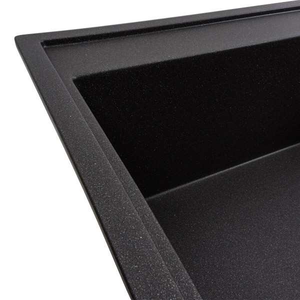 Гранітна мийка для кухні VALESO 7950 AZURIT матовий Моріон