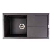 Гранитная мойка для кухни VALESO SOLID 7843 матовая Морион