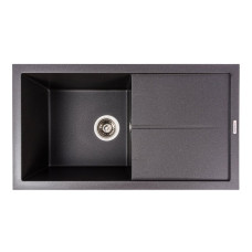 Гранитная мойка для кухни VALESO SOLID 7843 матовая Морион