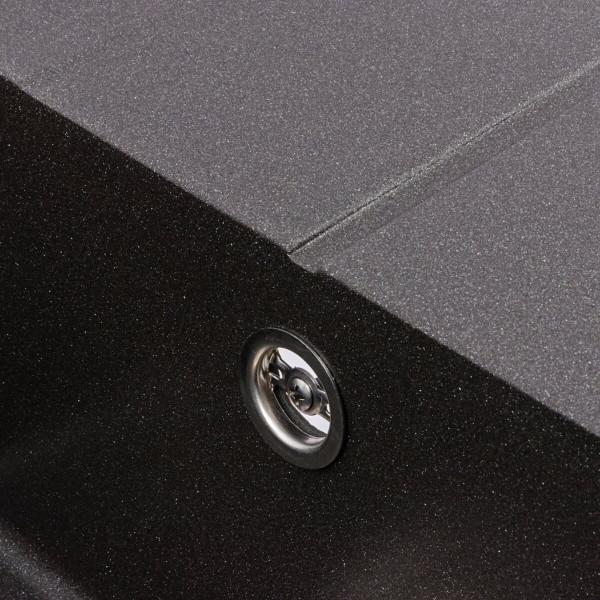 Гранітна мийка для кухні VALESO SOLID 7843 матова Моріон