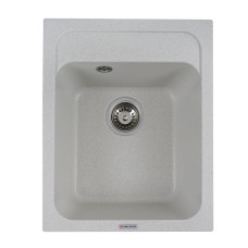 Гранитная мойка для кухни VALESO KORRADO 4050 матовая Белая в точку