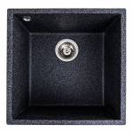 Гранітна мийка для кухні VALESO RUBA 4040 матова Графіт