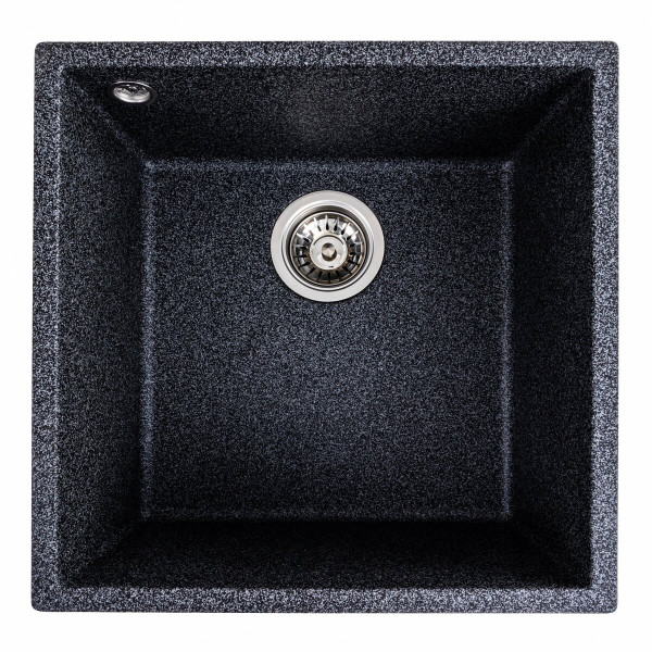 Гранітна мийка для кухні VALESO RUBA 4040 матова Графіт